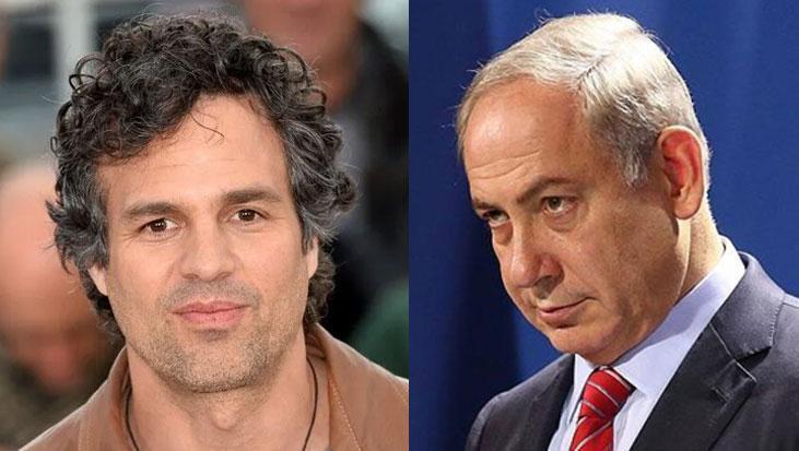 Hollywood yildizi mark ruffalodan netanyahuya sen manyak bir katilsin s7vBttU4