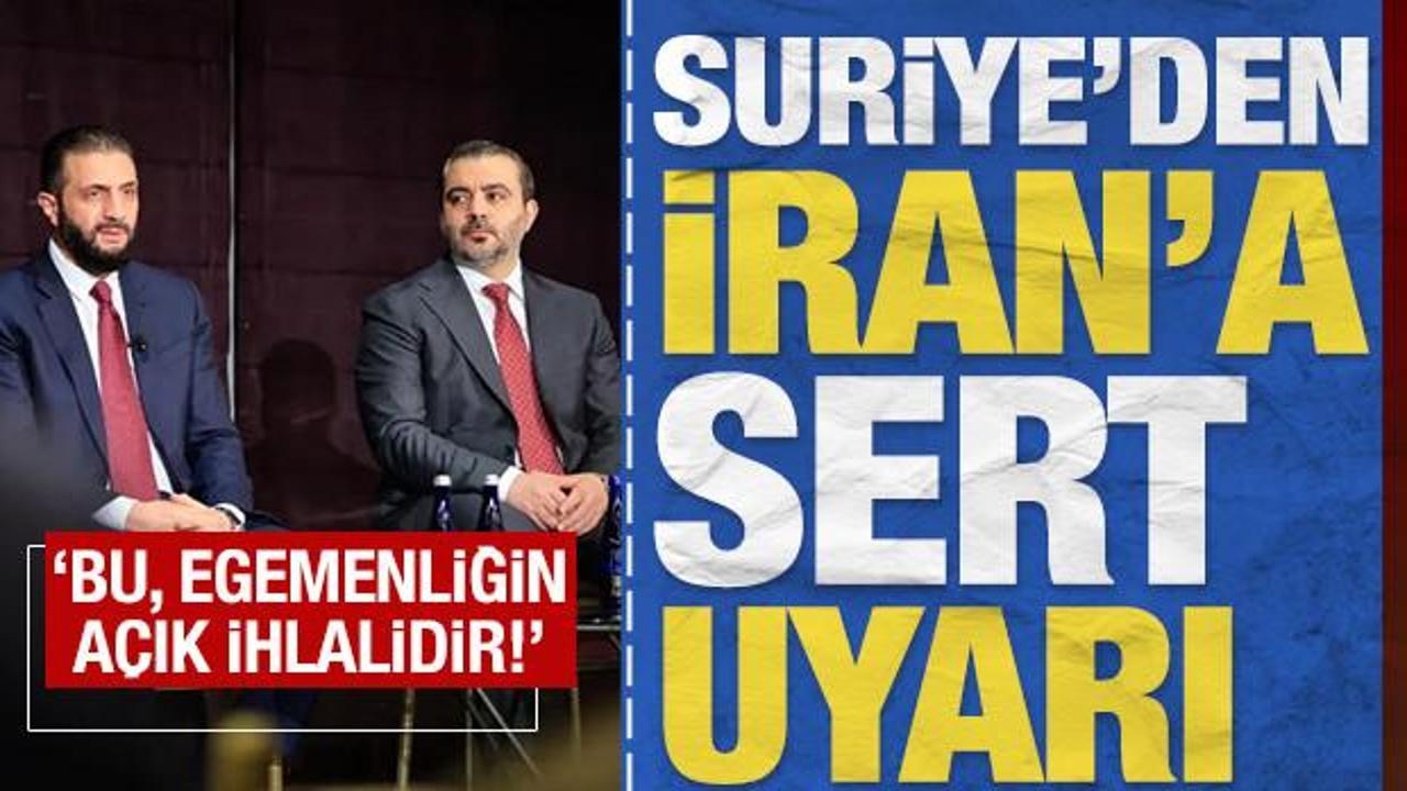 Suriyeden irana sert uyari bu egemenligin acik ihlalidir PK97VLUG
